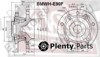  ASVA part BMWHE90F Wheel Bearing Kit