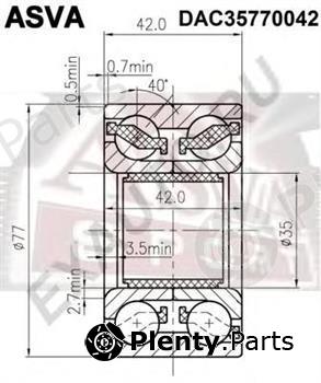  ASVA part DAC35770042 Replacement part