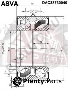  ASVA part DAC38730040 Replacement part