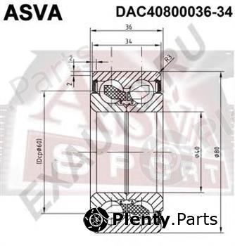  ASVA part DAC40800036-34 (DAC4080003634) Replacement part