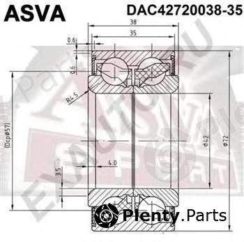  ASVA part DAC4272003835 Replacement part