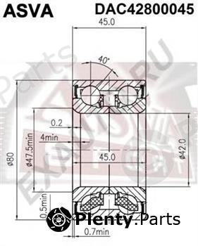  ASVA part DAC42800045 Replacement part