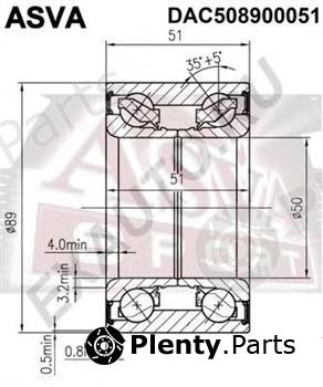 ASVA part DAC508900051 Replacement part