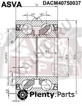  ASVA part DACM40750037 Replacement part