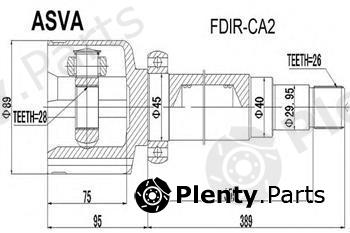  ASVA part FDIRCA2 Joint Kit, drive shaft