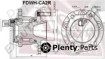  ASVA part FDWHCA2R Wheel Bearing Kit