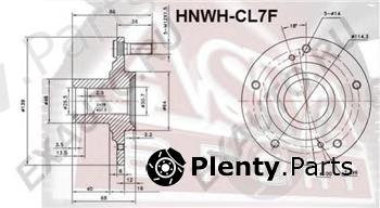  ASVA part HNWH-CL7F (HNWHCL7F) Replacement part