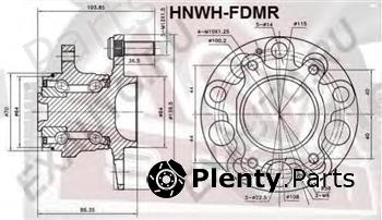  ASVA part HNWHFDMR Wheel Bearing Kit