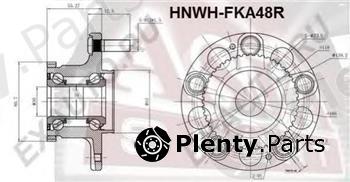  ASVA part HNWHFKA48R Wheel Bearing Kit