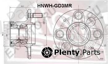  ASVA part HNWHGD3MR Wheel Bearing Kit