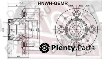  ASVA part HNWH-GEMR (HNWHGEMR) Wheel Bearing Kit