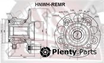  ASVA part HNWHREMR Wheel Bearing Kit