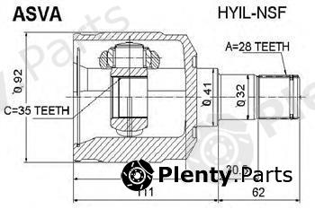  ASVA part HYILNSF Replacement part