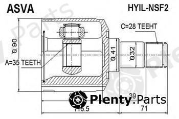  ASVA part HYIL-NSF2 (HYILNSF2) Replacement part
