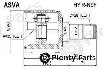  ASVA part HYIR-NSF (HYIRNSF) Replacement part