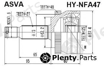  ASVA part HY-NFA47 (HYNFA47) Replacement part