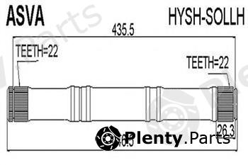  ASVA part HYSHSOLLH Replacement part
