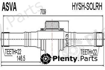  ASVA part HYSHSOLRH Replacement part