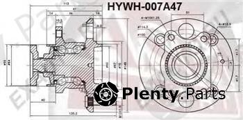  ASVA part HYWH-007A47 (HYWH007A47) Wheel Bearing Kit