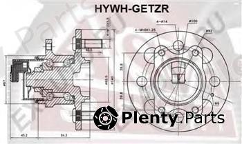  ASVA part HYWHGETZR Wheel Bearing Kit