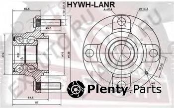  ASVA part HYWH-LANR (HYWHLANR) Wheel Bearing Kit