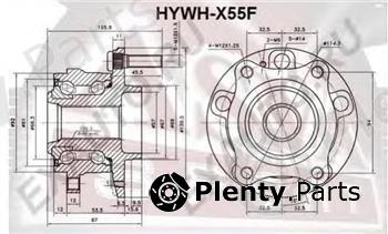  ASVA part HYWH-X55F (HYWHX55F) Replacement part