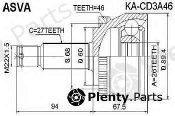  ASVA part KACD3A46 Replacement part