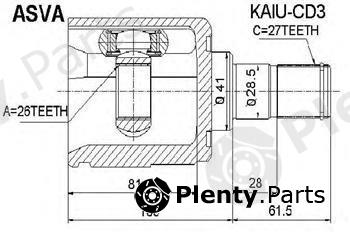  ASVA part KAIUCD3 Replacement part