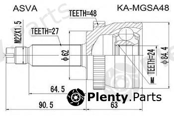  ASVA part KA-MGSA48 (KAMGSA48) Replacement part