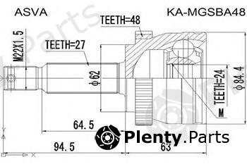  ASVA part KA-MGSBA48 (KAMGSBA48) Replacement part
