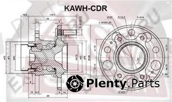  ASVA part KAWH-CDR (KAWHCDR) Wheel Bearing Kit