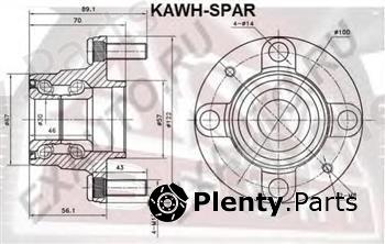  ASVA part KAWHSPAR Wheel Bearing Kit