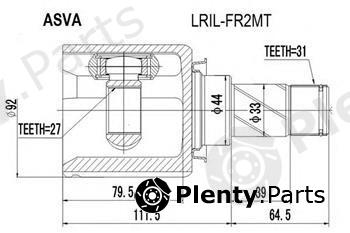  ASVA part LRIL-FR2MT (LRILFR2MT) Replacement part