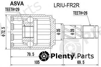  ASVA part LRIU-FR2R (LRIUFR2R) Replacement part