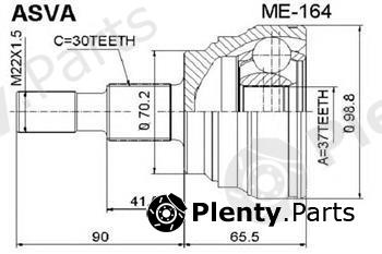  ASVA part ME164 Joint Kit, drive shaft
