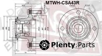  ASVA part MTWHCSA43R Wheel Bearing Kit