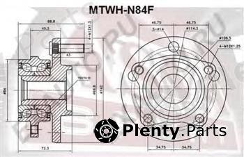 ASVA part MTWH-N84F (MTWHN84F) Wheel Bearing Kit