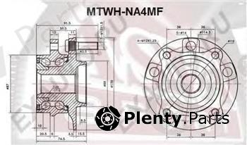  ASVA part MTWHNA4MF Wheel Bearing Kit