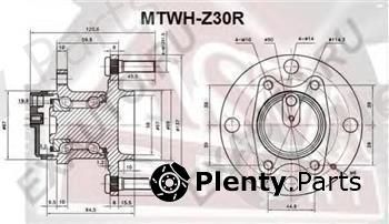  ASVA part MTWHZ30R Wheel Bearing Kit