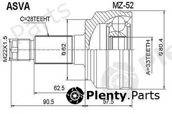  ASVA part MZ52 Joint Kit, drive shaft