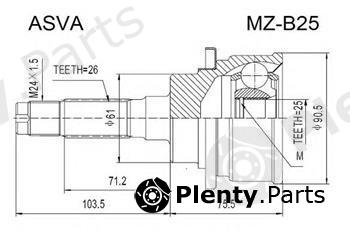  ASVA part MZB25 Replacement part