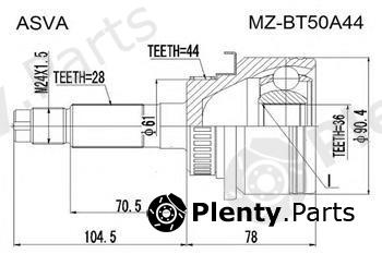  ASVA part MZBT50A44 Replacement part