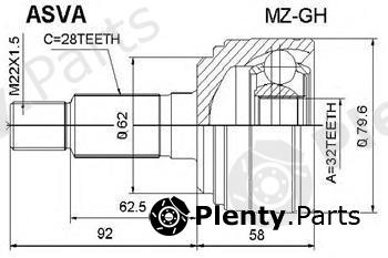  ASVA part MZGH Replacement part