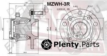  ASVA part MZWH3R Wheel Bearing Kit