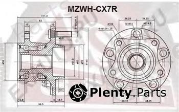  ASVA part MZWHCX7R Wheel Bearing Kit
