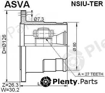  ASVA part NSIUTER Replacement part