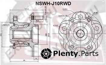  ASVA part NSWHJ10RWD Wheel Bearing Kit