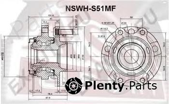  ASVA part NSWH-S51MF (NSWHS51MF) Wheel Hub