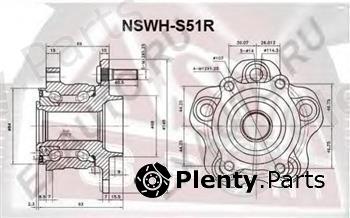  ASVA part NSWH-S51R (NSWHS51R) Wheel Bearing Kit