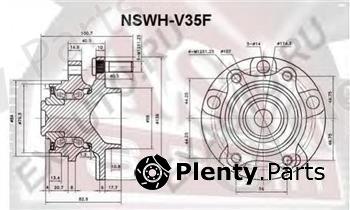  ASVA part NSWH-V35F (NSWHV35F) Wheel Bearing Kit
